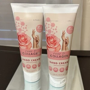 Aromatherapy Rituals ROSE & COLLAGEN Hand Cream with Shea Butter 8.5 fl oz (2) - Picture 1 of 5