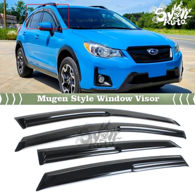 APTO 13-17 SUBARU CROSSTREK XV 12-16 IMPREZA ESCOTILLA MUGEN ESTILO VENTANA VISERA PROTECTOR Foto 1 de 4
