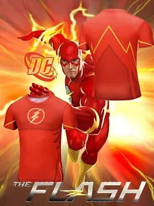 NEU!! THE FLASH CW KURZARM KOMPRESSIONSSHIRT GR. (US L-2XL) (INT 2XL-6XL) - Bild 1 von 9