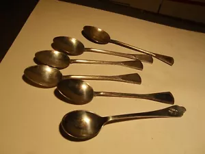 Antique / Vintage Boxed Set of 5 PEAK CH CH Small Teaspoons EPA1 Spoons - Picture 1 of 12