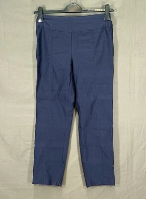 NEW DIRECTIONS Navy STRETCH TWILL Ankle SKINNY LEG Pull-On DRESS PANTS 6-Petite - Image 1 of 4