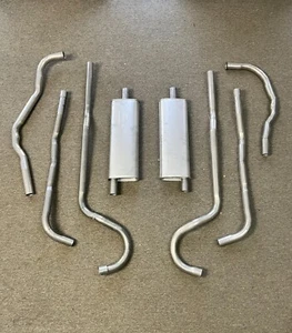1956 Chevy V8 Factory Correct NOS Style Dual Exhaust System - Picture 1 of 1
