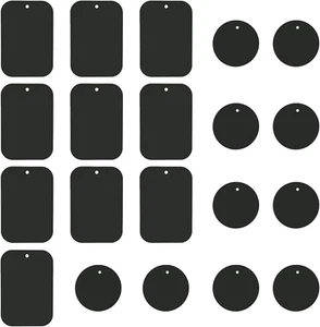 Universal Metal Plate 20 Pack for Magnetic Phone Car Mount Holder Cradle, Compat - Picture 1 of 12