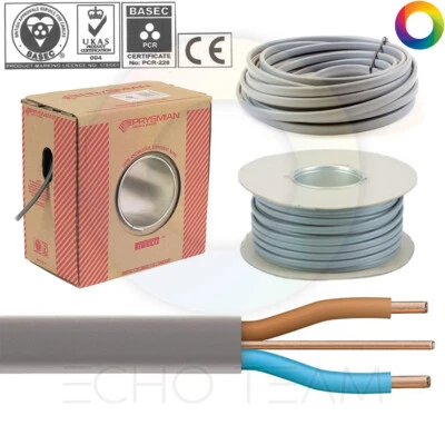 PITACS 2.5mm Twin and Earth Quality Electric Cable Socket Electric Wire 6242Y RING MAIN