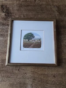 A Charming  Stephen Whittle Harvest Village Limited Edition Etching - Picture 1 of 8
