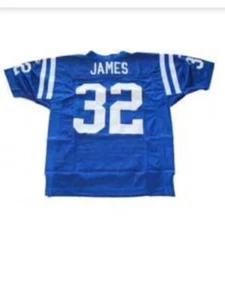 Maglietta Puma Edgerrin James #32 Blu 48 XL Indianapolis Colts Vintage Retro NUOVA - Foto 1 di 13