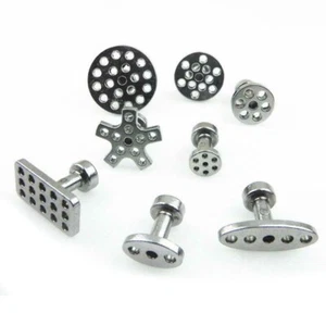 8 Sizes Car Body Dent Repair Aluminum Puller Tabs Cold Glue Kit. Paintless-Tool - Picture 1 of 2