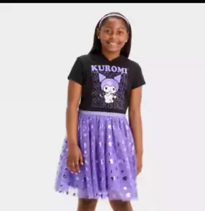 Sanrio Kuromi Character Dress - Tulle Tu Tu - Girls size XL (14)  -New - Picture 1 of 4