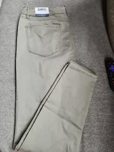 NWT Rewash Womens Karma Classic Rise Jegging Pants Beige Size 12/31 - Picture 1 of 4