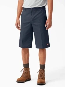 New DICKIES Sz 44 MEN'S 13" RELAXED FIT FLEX MULTI-USE POCKET WORK SHORT Navy - Picture 1 of 3