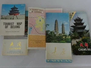 KONVOLUT Stadtpläne China ++ Retro/Vintage 1980 ++ Guter Zustand - Bild 1 von 4