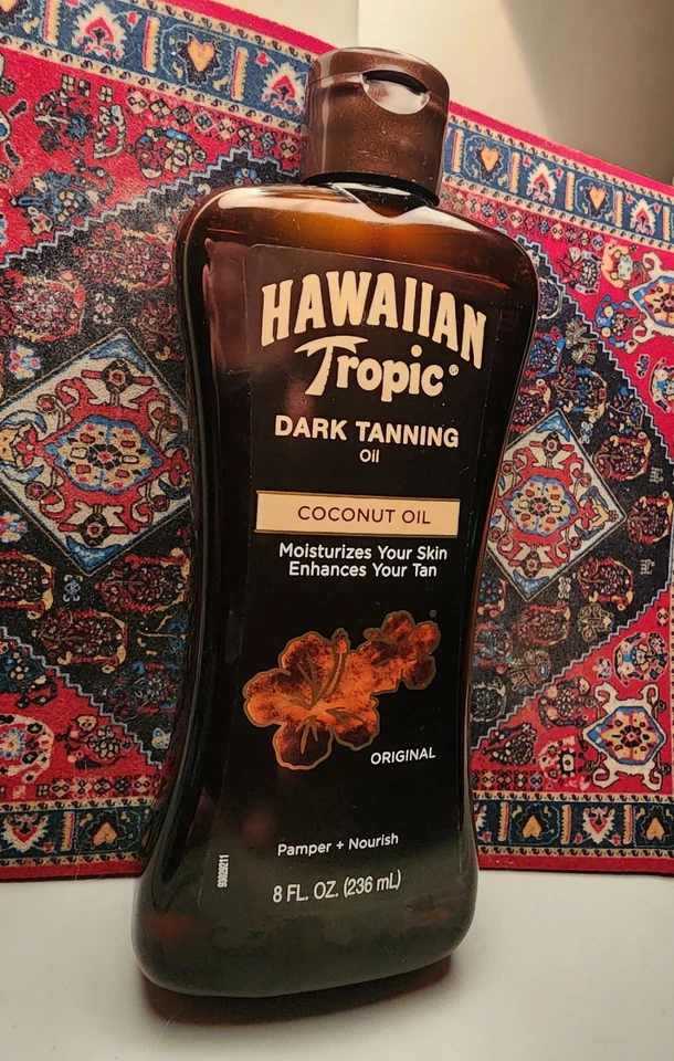 Aceite hidratante Hawaiian Tropic bronceador oscuro cuidado solar original 8 fl oz 1 unidad Foto 1 de 1