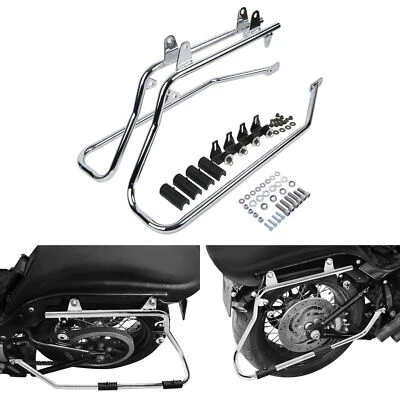 Saddlebag Conversion Brackets w/ Hardware Fit for Harley Softail Fatboy 84-17 85 - Image 1 of 4