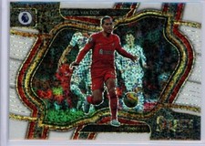 2022-23 Panini Select EPL Virgil Van Dijk FIELD LEVEL WHITE SPARKLE PRIZM SSP