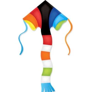 Cometa arco iris de una sola línea Kite Super Flyer con bobinadora y cuerda 9 PR 16001 - Imagen 1 de 1