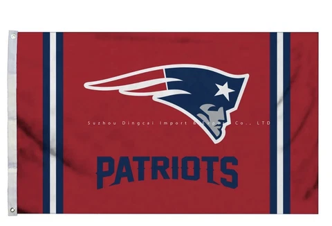 New England Patriots Helmet Flag ~ Large 3'X5' ~ NFL Banner ~ FREE SHIPPING Cover
