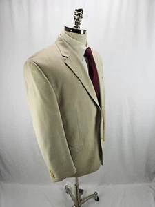 Chaps Men's Beige Blazer Jacket 44R - Picture 1 of 7