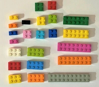 150 LEGO BRICKS 🔥 1x2 2x2 2x4 2X6 2X8 Bricks Bulk Pieces Lot Mix Colors🔥 CLEAN - Image 1 of 4