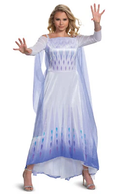 Nuevo Disfraz Disney Frozen Snow Queen Elsa Deluxe Adulto Foto 1 de 2