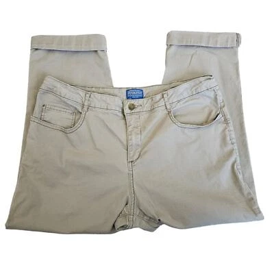 Pantalones cortos Pendleton para mujer de algodón caqui talla 14P Foto 1 de 4