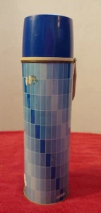 Vintage 1963 blaue Thermoskanne King Seeley Füller 34F Stopfen 722 - Bild 1 von 6