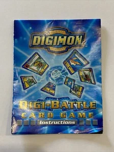 Vintage 2000 Digimon TCG Instructions Playmat & Checklist Upper Deck Bandai CCG - Picture 1 of 3
