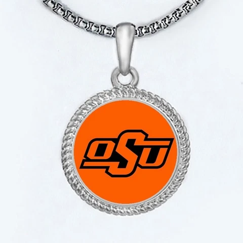 Oklahoma State OSU Cowboys Cowgirls Mens Womens 20" Chain Pendant Necklace D22 Cover