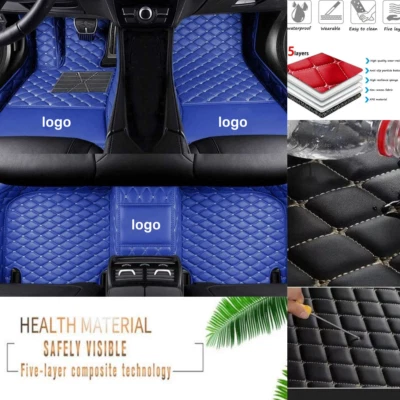For Jeep Compass 2007-2025 Car Floor Mats Custom Auto Carpets Waterproof Mats Foto 1 de 4