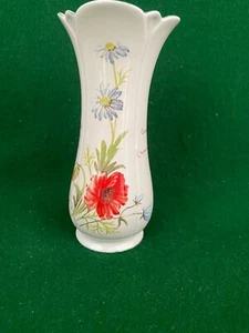 ROYAL WINTON 1977 CERAMIC 6½" VASE ~ THE COUNTRY DIARY COLLECTION POPPY DESIGN - Picture 1 of 7