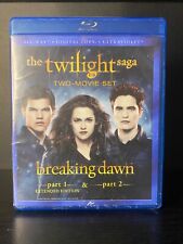 The Twilight Saga: Breaking Dawn, Part 1 Extended Edition + Part 2 (Blu-ray Set)