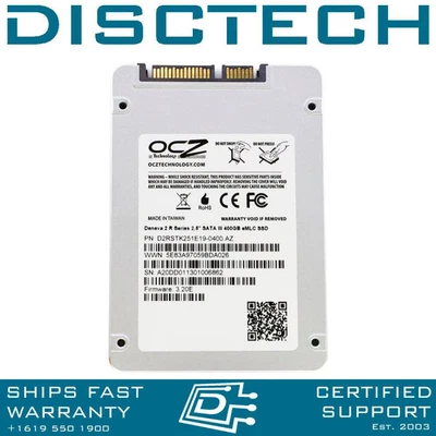 OCZ IT3RSK41MT310-0400 400GB 2.5" 6Gbps Intrepid 3600 SATA SED MLC eSSD - Image 1 of 3