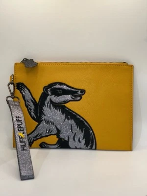 Bolso sin asas Danielle Nicole Harry Potter Hufflepuff house amarillo NUEVO Foto 1 de 4