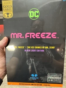 McFarlane DC Multiverse Mr. Freeze Black Light Gold Label 7" Action Figure New - Picture 1 of 3