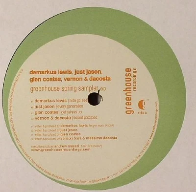 Various Artists Greenhouse Spring Sampler EP 12" vinyl USA Greenhouse Recordings - Image 1 of 2