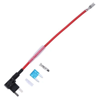 1 set Car Micro Mini ATM Fuse Adapter tap DUal Circuit Adapter Holder - Image 1 of 4