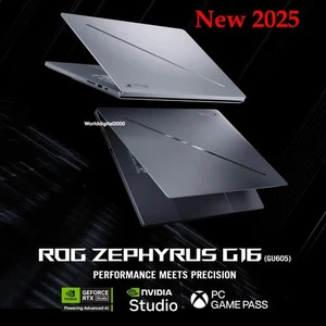 2025 ASUS ROG Zephyrus G16 Ultra9-285 AI 16" 2.5K 240Hz 500nits 32G 1TB RTX5060 - Picture 1 of 1
