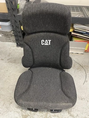 USED Caterpillar Seat (421-1286) with Pocket (No Suspension) OEM - Image 1 of 4