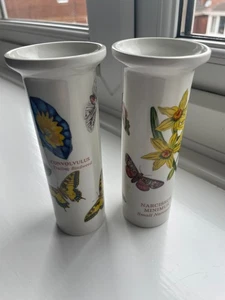 Portmeirion, vintage, Botanic Garden, 2 cylindrical vases, no damage - Picture 1 of 11