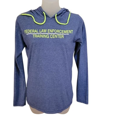 Federal Law Enforcement Training Center FLETC Camiseta Sudadera con Capucha Azul Para Mujer S Foto 1 de 4