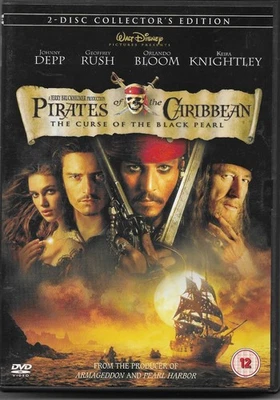 Pirates of the Caribbean The Curse of the Black Pearl DOUBLE DVD POSTED 48 HOURS - Image 1 of 2