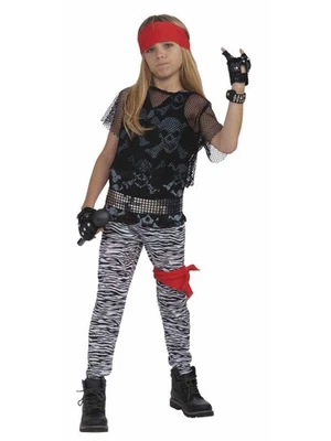 Disfraz Rock Star Estilo Años 80 Niño - Talla Pequeña (4-6) Foto 1 de 2