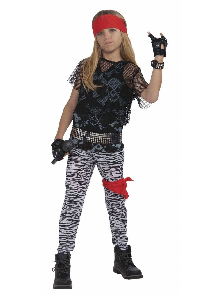 Disfraz Rock Star Estilo Años 80 Niño - Talla Pequeña (4-6) Foto 1 de 2