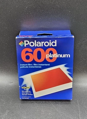 Vintage Polaroid 600 Platinum Instant Film Exp 1/02 - Image 1 of 4