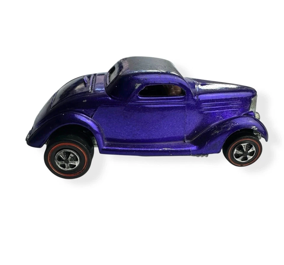 Ford vintage 1968 Hot Wheels Redline Classic '36 cupé púrpura bonito Foto 1 de 4