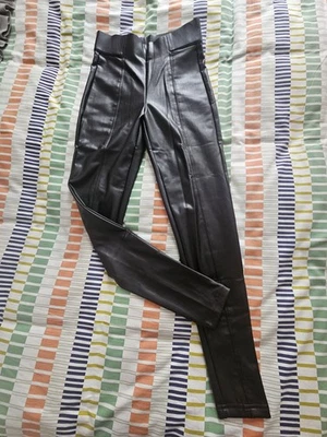 M&S Ladies PU Leggings Size UK 6 - Image 1 of 4