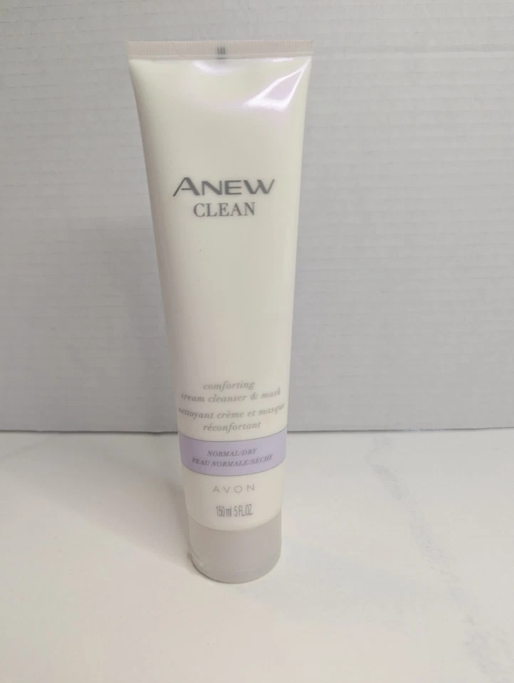 Crema limpiadora y mascarilla reconfortante Avon Anew Clean 5 oz secado normal Foto 1 de 4