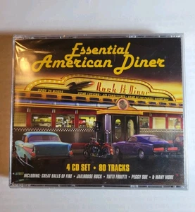 Essential American Diner CD 4-Disc Set 80 Songs Oldies Rock Jukebox Classics NEW - Picture 1 of 5