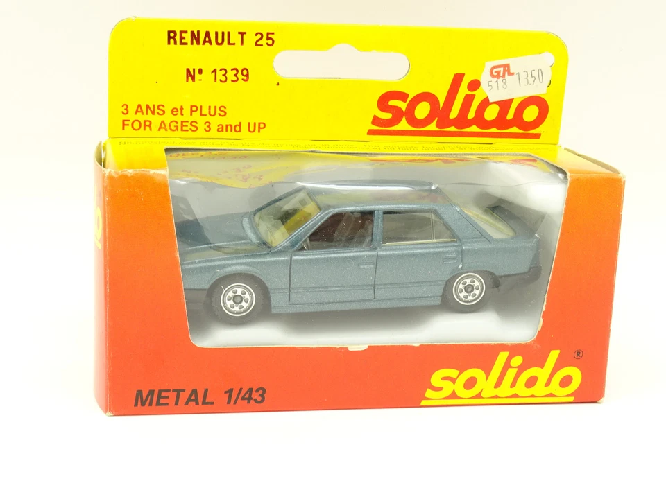 Solido 1/43 - Renault 25 Blue 1339 - Image 1 of 1