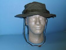 B6238-59  Vietnam OD Poplin Boonie Hat with Nylon Band size 59 / 7 3/8 W2C