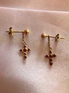 18k Earrings - Picture 1 of 10